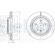 Delphi | Bremsscheibe | BG4270