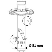 KYB | Stoßdämpfer | Vorne links | 3338005