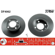 TRW | Bremsscheibe | DF4062