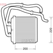 Denso | Wärmetauscher, Innenraumheizung | DRR12003