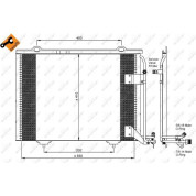 NRF | Kondensator, Klimaanlage | ohne Entfeuchter | 35463