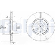 Delphi | Bremsscheibe | BG3675