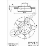 Brembo | Bremsscheibe | 09.5196.75