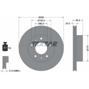 Textar | Bremsscheibe | 92116703