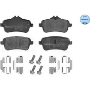 Meyle | Bremsbelagsatz, Scheibenbremse | 025 252 1618
