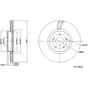 Metzger | Bremsscheibe | 6110842