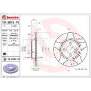 Brembo | Bremsscheibe | 09.8655.75