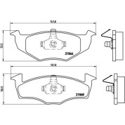 Brembo | Bremsbelagsatz, Scheibenbremse | P 85 025