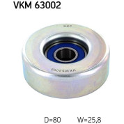 SKF | Umlenk-/Führungsrolle, Keilrippenriemen | VKM 63002