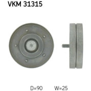 SKF | Umlenk-/Führungsrolle, Keilrippenriemen | VKM 31315