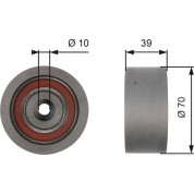Gates | Umlenk-/Führungsrolle, Zahnriemen | T42159