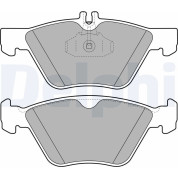 Delphi | Bremsbelagsatz, Scheibenbremse | LP1589