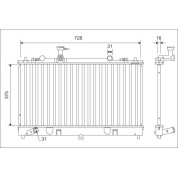 Valeo | Kühler, Motorkühlung | 701168