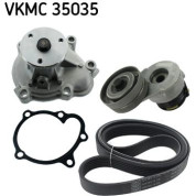 SKF | Wasserpumpe + Keilrippenriemensatz | VKMC 35035