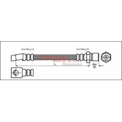 Metzger | Bremsschlauch | 4112812