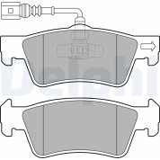 Delphi | Bremsbelagsatz, Scheibenbremse | LP2087