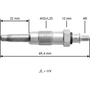 Valeo | Glühkerze | 345116