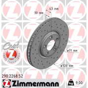 Zimmermann | Bremsscheibe | 290.2268.52