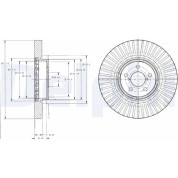 Delphi | Bremsscheibe | BG9105