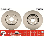 TRW | Bremsscheibe | DF4996S