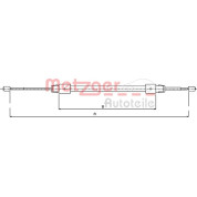 Metzger | Seilzug, Feststellbremse | 10.9322