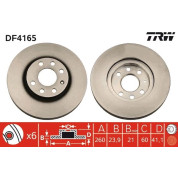 TRW | Bremsscheibe | DF4165