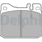 Delphi | Bremsbelagsatz, Scheibenbremse | LP427