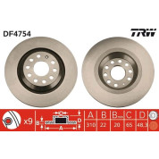 TRW | Bremsscheibe | DF4754