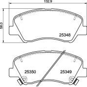 Brembo | Bremsbelagsatz, Scheibenbremse | P 30 122