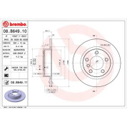 Brembo | Bremsscheibe | 08.B649.11