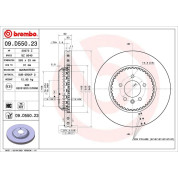 Brembo | Bremsscheibe | 09.D550.23