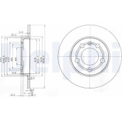 Delphi | Bremsscheibe | BG3738