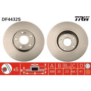 TRW | Bremsscheibe | DF4432S