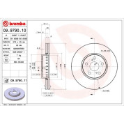 Brembo | Bremsscheibe | 09.9790.11