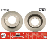 TRW | Bremsscheibe | DF1953