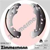 Zimmermann | Bremsbackensatz | 10990.159.3