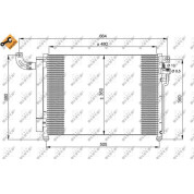 NRF | Kondensator, Klimaanlage | 35852