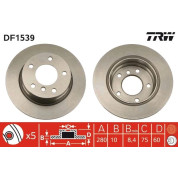 TRW | Bremsscheibe | DF1539