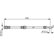 BOSCH | Bremsschlauch | 1 987 476 166