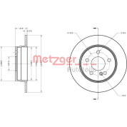 Metzger | Bremsscheibe | 6110423