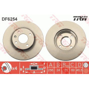 TRW | Bremsscheibe | DF6254