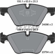 Textar | Bremsbelagsatz, Scheibenbremse | 2409601