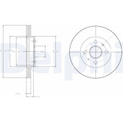 Delphi | Bremsscheibe | BG4213