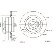 Metzger | Bremsscheibe | 6110369