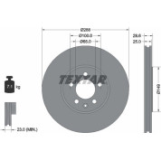 Textar | Bremsscheibe | 92072800