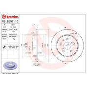 Brembo | Bremsscheibe | 08.B557.10