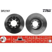 TRW | Bremsscheibe | DF2787