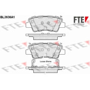 FTE | Bremsbelagsatz, Scheibenbremse | 9010881