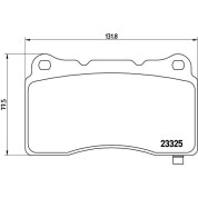 Brembo | Bremsbelagsatz, Scheibenbremse | P 59 079