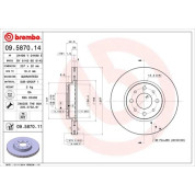 Brembo | Bremsscheibe | 09.5870.11